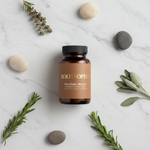 ROOTSOPHY Metabolic Rewire supplement bottle — natural GLP-1 support for appetite and cravings. 